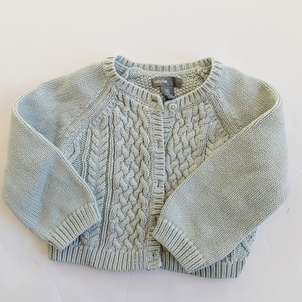GAP Baby 6-12 months Blue Sweater